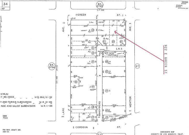 (PLAT MAP)